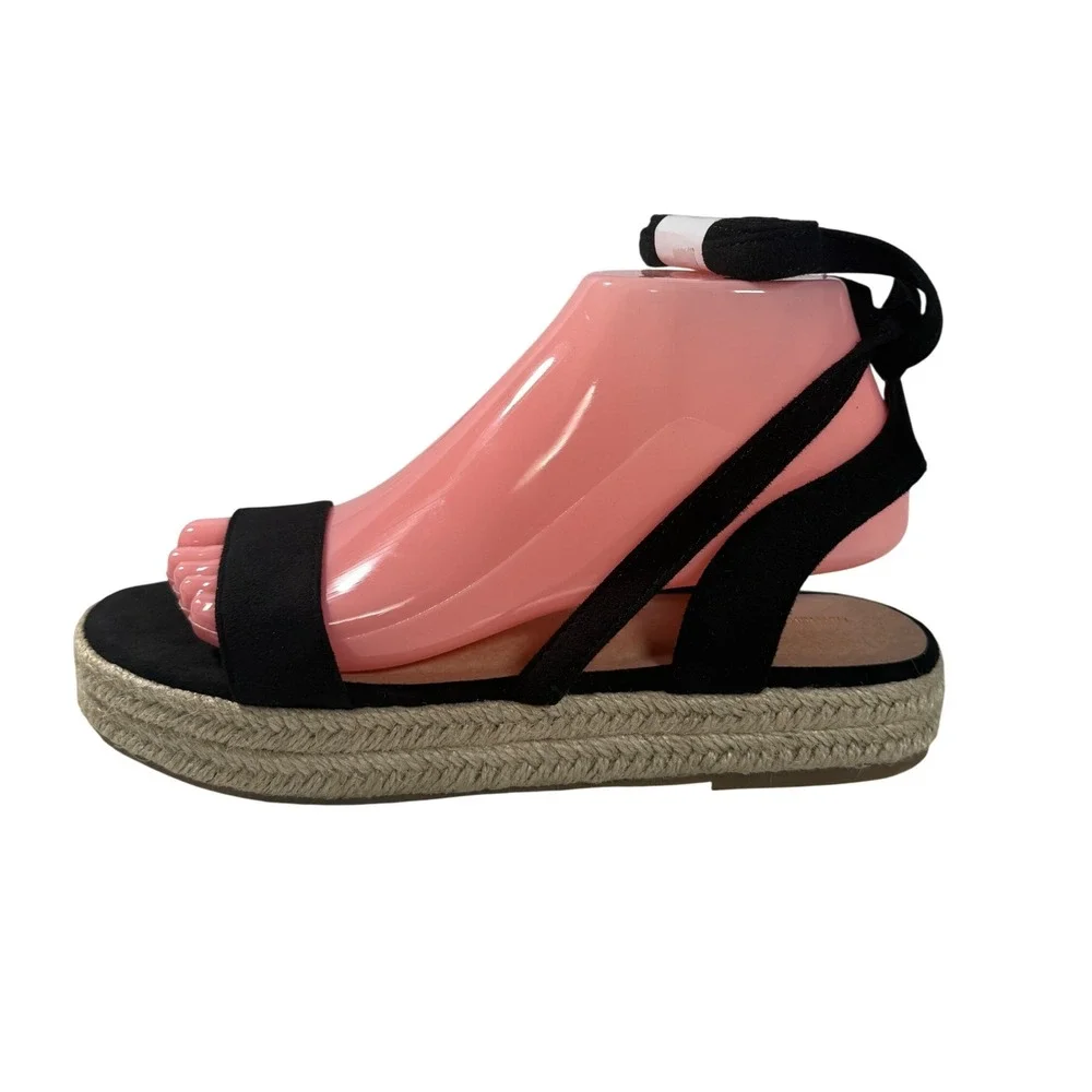 PrettyLittleThing Espadrille Sandals Womens Lace Up Platform. Eu size 37